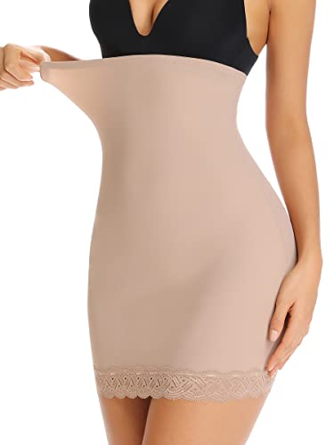 Image of JOYSHAPER Shapewear Dress Slip for Under Dresses Tummy Control Half Slip