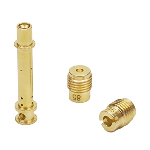 Carburetor Carb Jet Kit Fit For Predator 212Cc Hemi Non-Hemi Carb .036 .037 140 Performance Tube Carburetor Main Jets And 2 Pcs Slow/Pilot Jets #TOP3