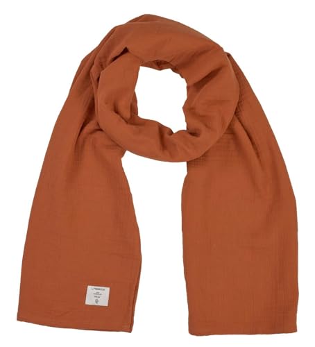 LÄSSIG Stillschal 70 x 230 cm/Muslin Nursing Scarf rust