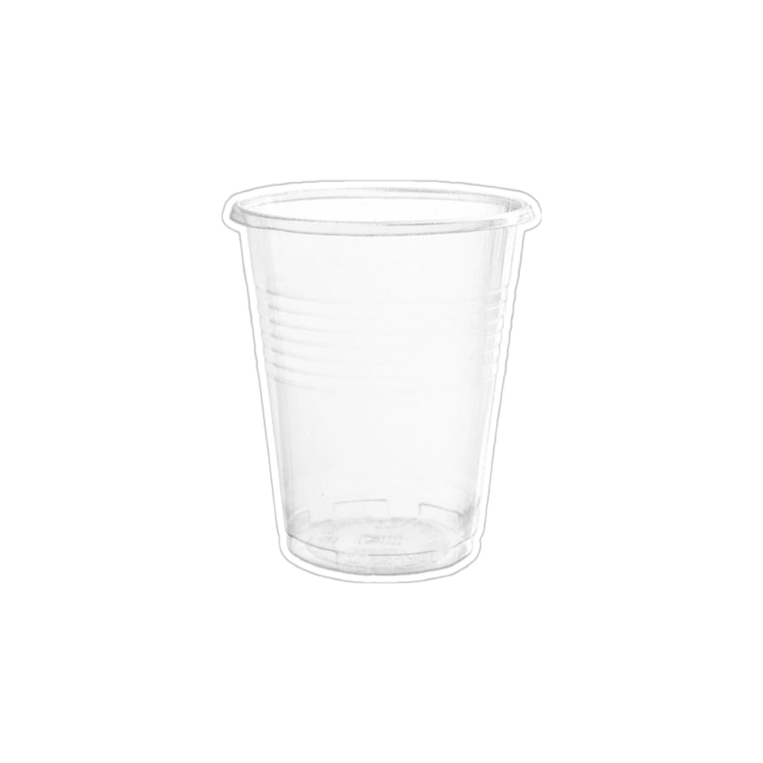 200/750/1500 Bicchieri monouso 200ml Biodegradabili e Compostabili in PLA usa e getta Plastic free | After Plastic (1500)