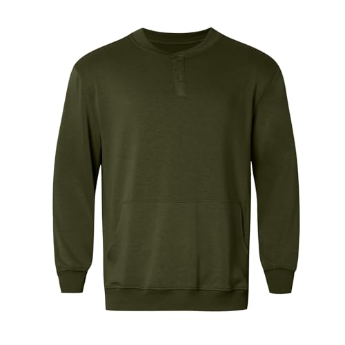 Pull col en V homme sweatshirt manches longues en polyester léger