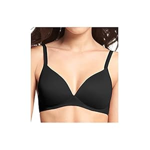 Warner's Women's Elements of Bliss Support and Comfort Wireless Lift T-Shirt Bra 1298, Black, 34C