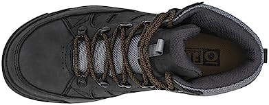 Oboz Men's Burke Mid Leather B-Dry Waterproof Hiking Boot, Granite, 9.5 | Image 3