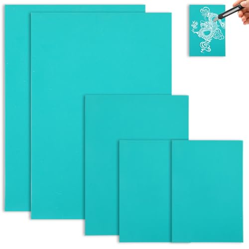 Versatile per diversi progetti: set di lastre di linoleum stampa linoleum perfetto per timbri personalizzati, decorazioni di nozze e progetti artistici. Questi 5 pezzi in gomma morbida con stampa linoleica sono la scelta ideale per progetti di bricolage e possono essere facilmente adattati a diversi scenari di applicazione