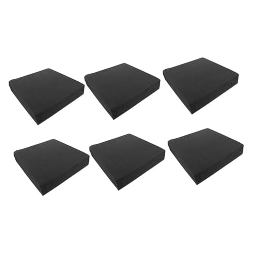 Kisangel 6pcs Paneles Acústicos de Espuma Ignífuga para Paredes con Reducción de Ruido para Estudio en Casa Sala de Grabación y Decoración de Sala de Batería miniatura 1