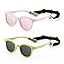 A18-kids Sunglasses-dazzling Pink & Sage Green A18-kids Sunglasses-dazzling Pink & Sage Green