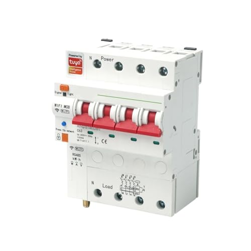 Protection contre les fuites et surcharges avec le RCBO monophasé WIFI intelligent 80A