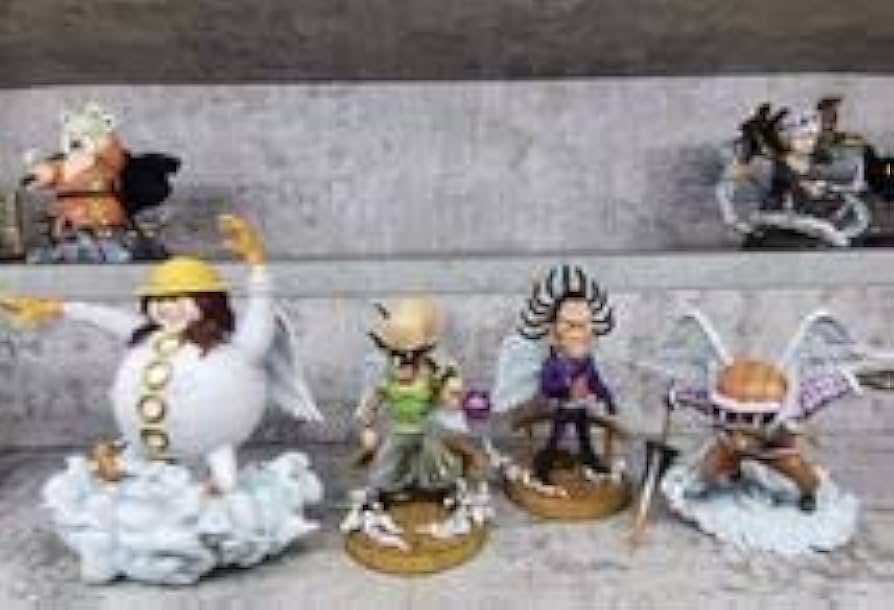 翌日発送　YZ　空島四神官　2種類台座付き　ワンピース　フィギュア　WCF ☆One Piece Figures/ワンピース フィギュア☆空島四神官/空岛四