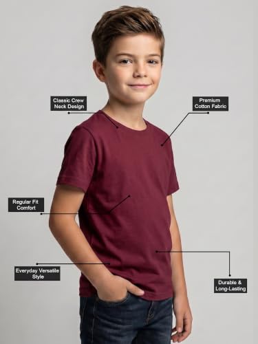 Image of XENOVAURBAN Kids Tshirt 2 Combo for Boys /Girls | Cotton Fabric | Graphic Printed Round Neck T-Shirt for Kids - KRN2-PRINTED-PAR
