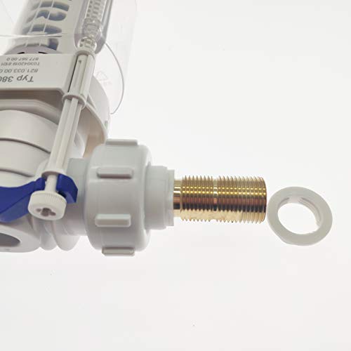 Geberit Impuls 380 Seitenfüllventil, 10 mm (3/8 Zoll) WC-Spülkasten, Messing-Einlassventile