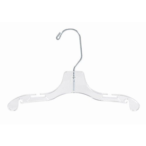 Only Hangers Children's Clear Plastic Dress Hanger - 10
