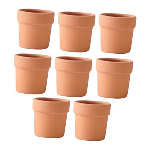 BESPORTBLE Maceteros Artesanales De Rústica para Suculentas y Plantas Pequeñas Mini Macetas Decorativas para Hogar y Oficina