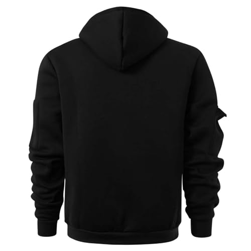 Hoodies for Men Fashion Zip Up Hooded Sweatshirts Jackets Fall Winter Casual Cargo Jacket Long Sleeve Travel Outfits3