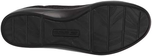 Skechers womens Arch Fit Uplift Lace Skimmer Loafer Flat, Black, 8.5 US | Image 3