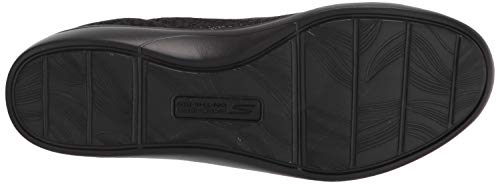 Skechers Womens Arch Fit Uplift Lace Skimmer Loafer Flat, Black, 8.5 Us #TOP3