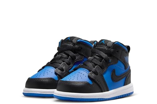 Toddler Jordan 1 Mid Black/Royal Blue-Black-White (DQ8425 042) TD - Size 6c3