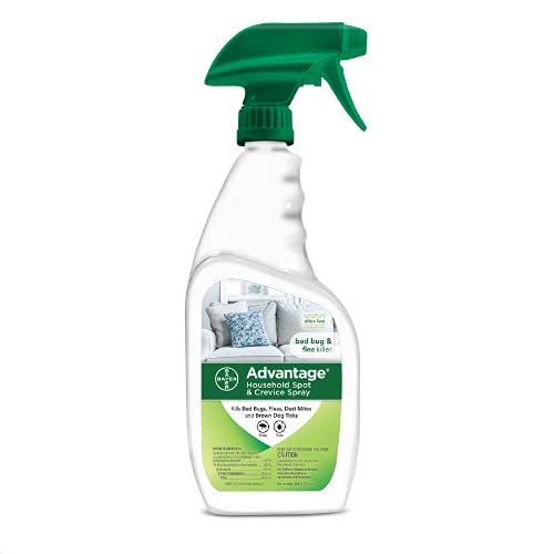 Advantage Flea, Tick, Dust Mite and Bed Bug Spot and Crevice Spray, 24 oz