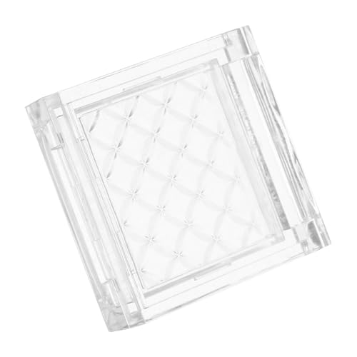 VALICLUD Caja De Embalaje Contenedor Latas Cosméticos Maquillaje Desnudo Mujeres Sombras Resaltador Kit Bandejas Paleta De Rubor Vacía Plástico