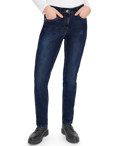 Jean coupe décontractée femme Cecil 3817490 toile souple durable