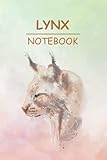 Lynx Notebook: A Cool Watercolor Lynx Lined Journal For Kids Teens And Adults To Write Notes Or Anything, Nice Present Idea For Lynx Lovers On Any Occasion -  Independently published