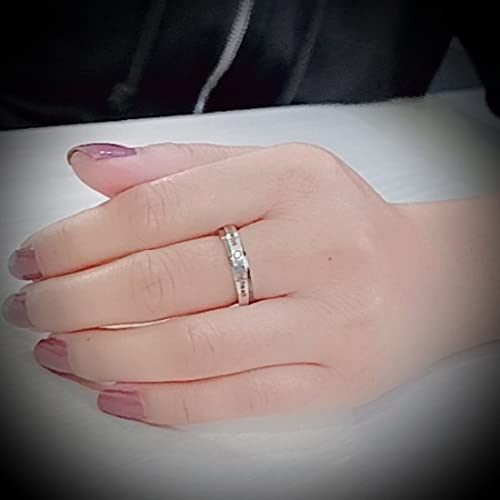 Love Birds Crystal Couple Rings - 316L Stainless Steel