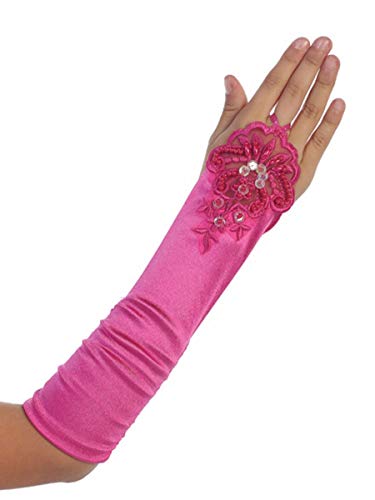 Satin Ruched Fingerless Gloves
