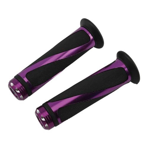 Poignées de guidon de moto universelles grip antidérapant 22mm amortisseur de vibrations