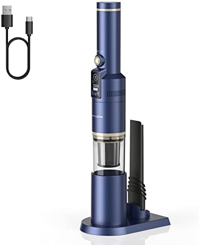 AIRWOX Car Vacuum Cleaner High Power Rechargeable, 12000 Pa Handheld Vacuum Cordless, Portable Hand Held Vacuum for Home Office and Car Cleaning, OHA3