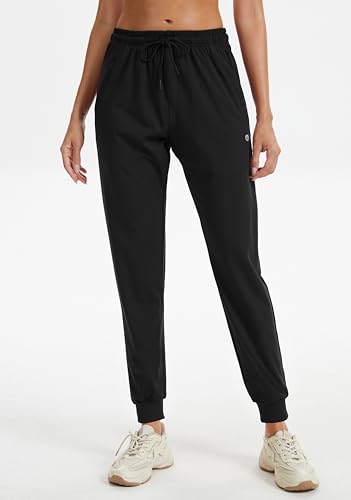 Women's Joggers Pants with Zipper Pockets Tapered Athletic Running Sweatpants for Women Yoga Golf Lounge2