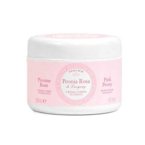Perlier Pink Peony Nourishing Body Cream Jar 6.7 oz