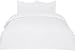 Utopia Bedding 3-Piece Combed Cotton Quilt Long Staple Fiber Queen Duvet Cover with 2 Pillow Shams, White