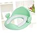 Toddmomy 1Pc Toilet Training Seat for Soft Cushioned Non Slip Design Fits All Toilets for Boys and Easy to Use Green Color