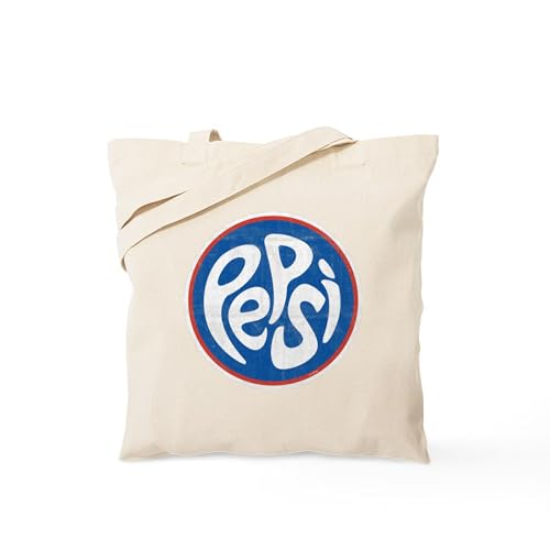 CafePress Pepsi Tote Bag Natural Canvas Tote Bag, Reusable Shopping Bag