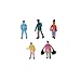 BQLZR 100 Pieces 1:200 Scale Hand Painted Layout Model Train People Figure