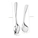 SOESFOUFU 1 Set Elderly Tableware Elderly Aid Utensils Disabled Handicapped Fork Spoon Handicap Spoon Patients Angled Spoon Weighted Silverware Child Adaptive Stainless Steel Cutlery Rack