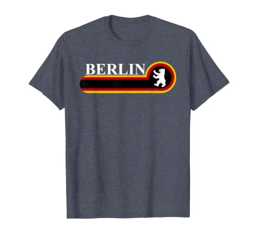 Capital of Germany Berlin Berlin Bear T-Shirt, Men, Heather Blue, 4X-Large