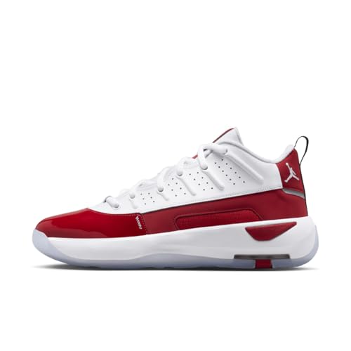 Jordan Max Aura 7 Men's Shoes (HQ2091-106, White/White-Gym Red-Black)2