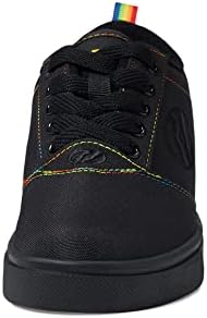HEELYS Pro 20 Rainbow (Little Big Kid/Adult) Wheeled Heel Shoe, Black/Multicolor, 3 US Unisex | Image 5