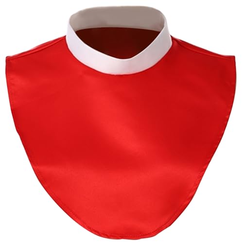 Col de prêtre amovible en tissu doux pour chorale et célébrations liturgiques