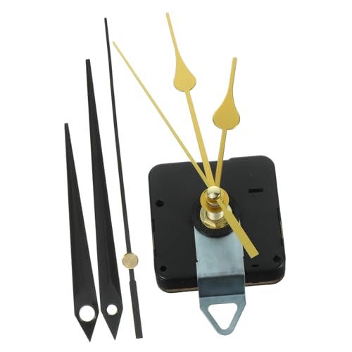 Alasum 静音高精掛け時計ムーブメント プラスチック軸付き交換用クロックモーター 針キット 時計修理用耐久性強化部品