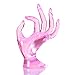 Hand Jewelry Holder, Bracelet Ring Watch Jewelry Display Holder Stand, Mannequin Hand, Polyresin, 7 Inch (Pink)