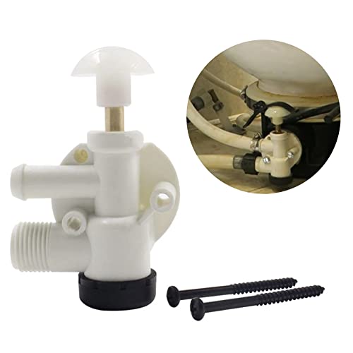 Image of RV Toilet Water Valve Assembly 385314349 Camper Trailer Toilet Repair Kit for Dometic Sealand EcoVac Vacuflush Pedal Flush Toilets Leak Resistant