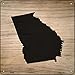 Georgia Shape Letter Tile Novelty Metal Square Sign SQ-1062