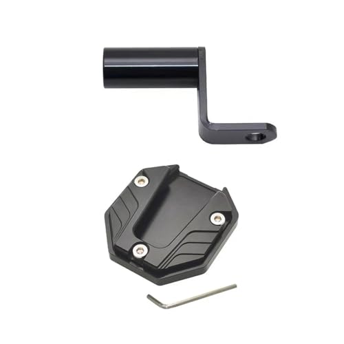 Agrandisseur base béquille moto haut de gamme en aluminium CNC anodisé