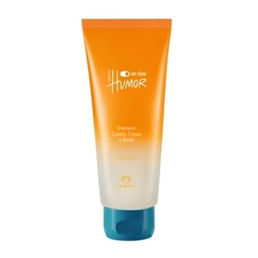 On-Line Humor Shampoo para Cabelo, Corpo e Barba, 100ml