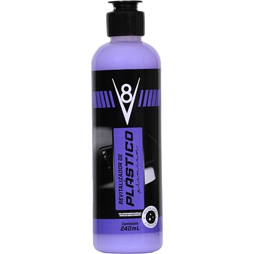 V8, Revitalizador de plásticos automotivos, 240 ml, Roxo