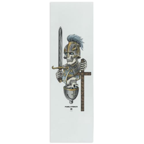 Powell Peralta Dan Corrigan Chess Skull Grip Tape - Clear - 10.50"