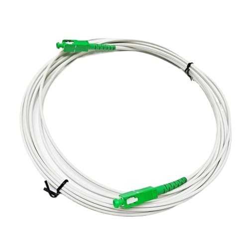 Câble fibre optique SC coudé monomode G657A2 installation murale discrète 1m
