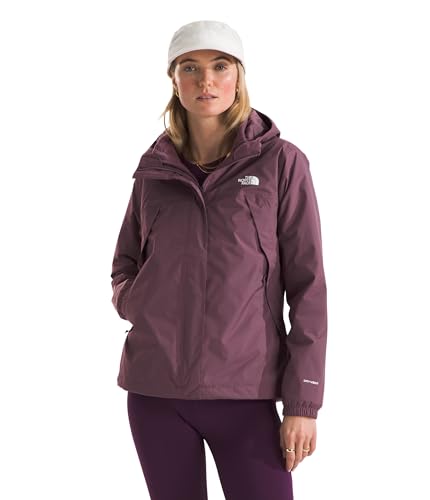THE NORTH FACE Women's Antora Triclimate Jacket, Midnight Mauve, Medium
