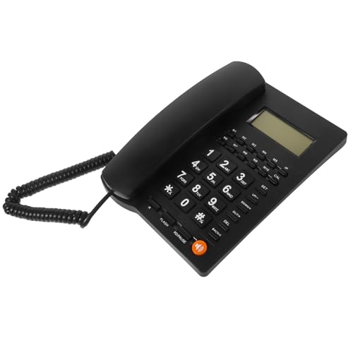 Téléphone fixe pour seniors à grands boutons pour maison et bureau